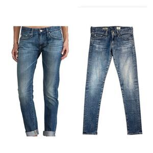 AG Adriano Goldschmied Nikki Relaxed Skinny Jeans  Size 25R  Ag-ed Denim 49